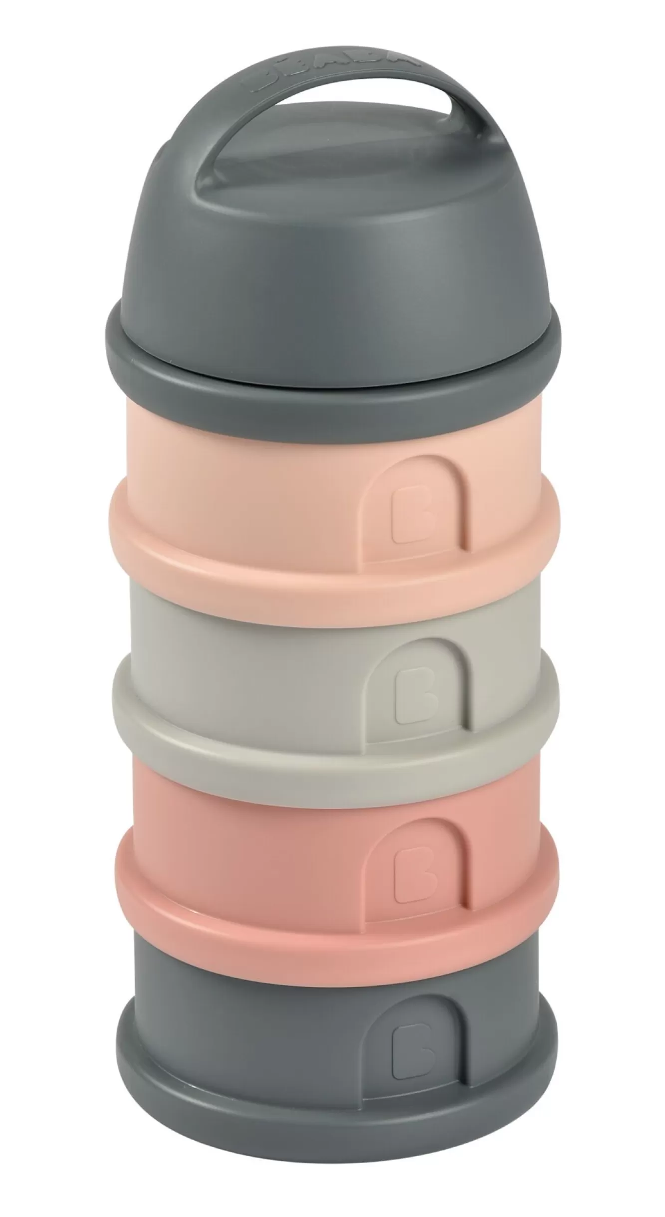 Doseerbox Met 4 Compartimenten Mineral Grey /Pink | BÉABA Cheap