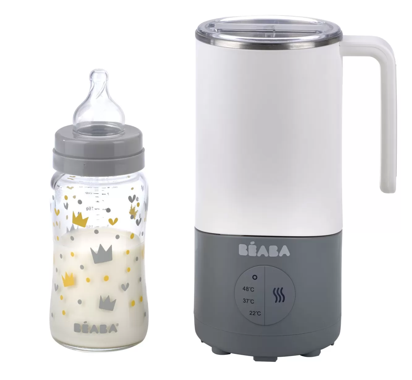 Milk Prep White-Grey | BÉABA Shop
