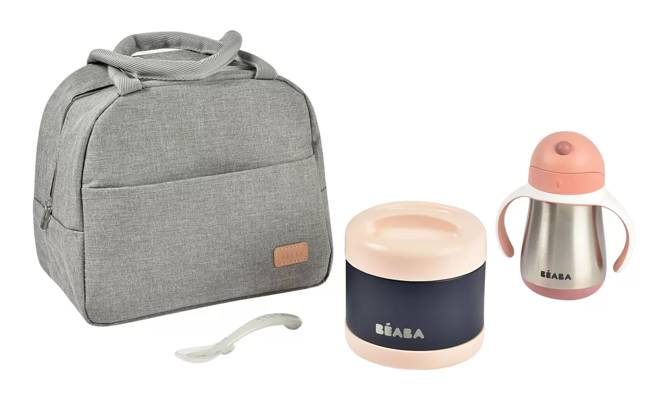 On The Go Maaltijdset Old Pink | BÉABA Shop