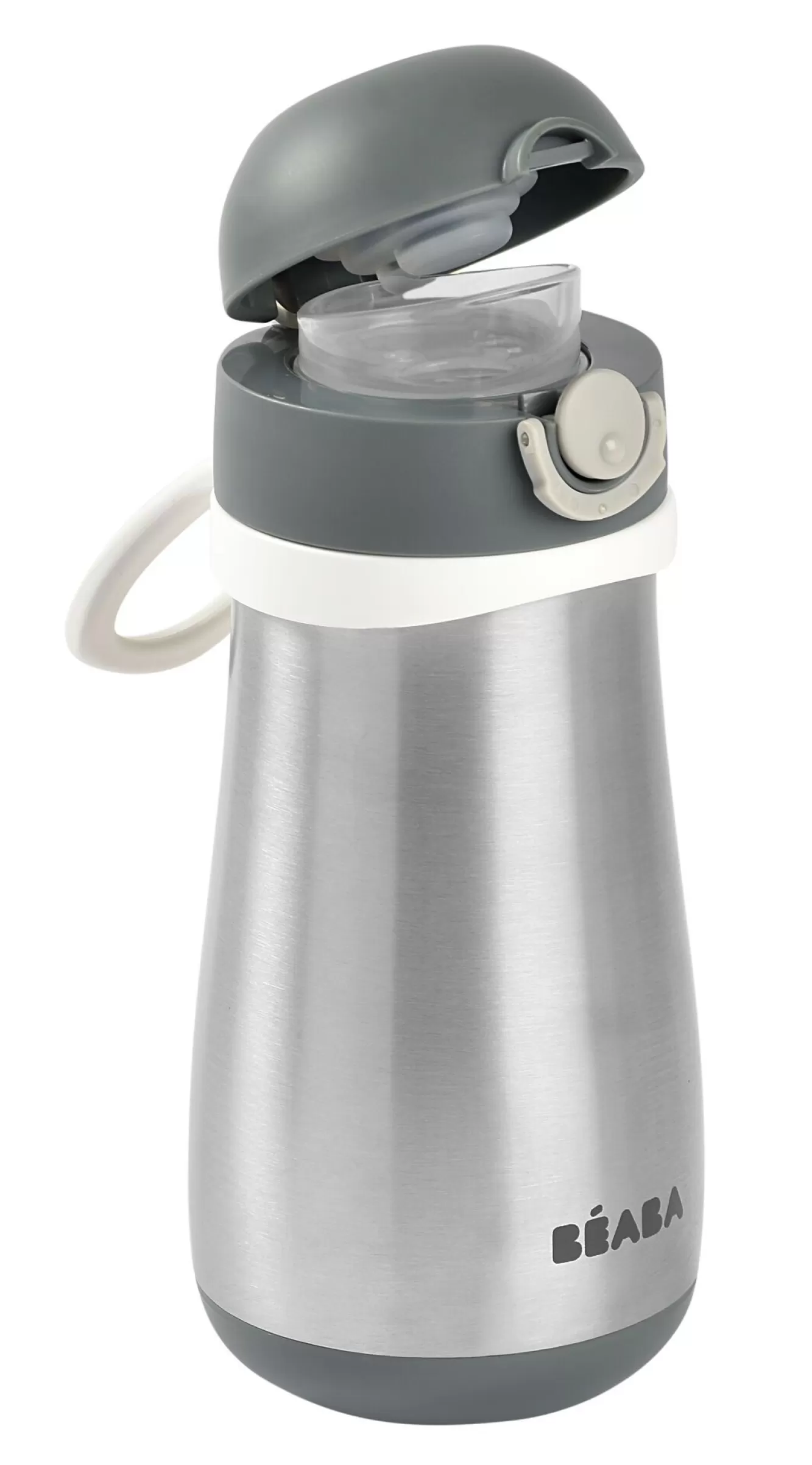Roestvrijstalen Fles 350 Ml Mineral Grey | BÉABA Hot