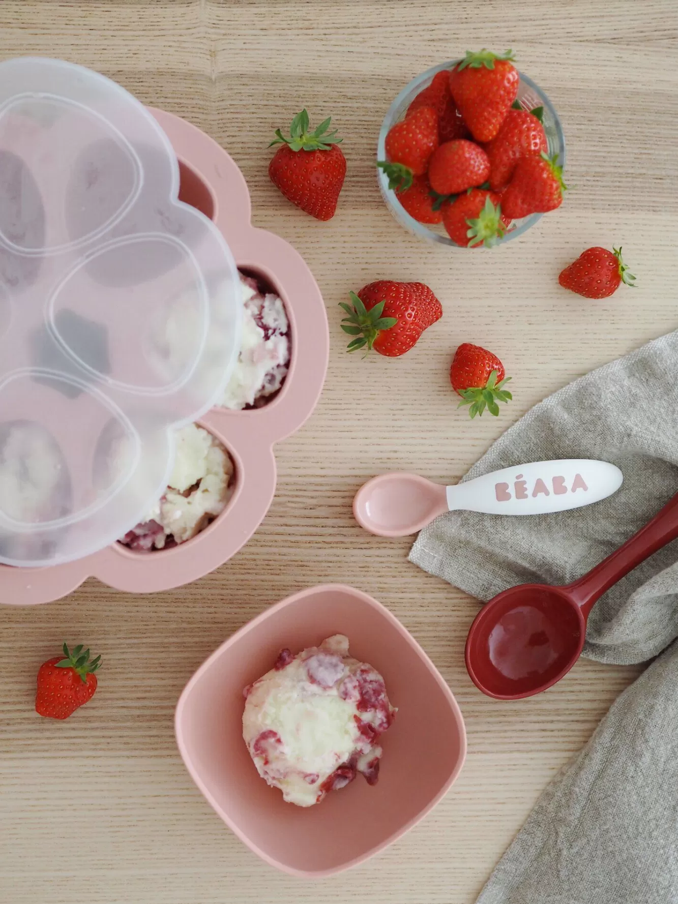 Set Van 2 Ergonomische Bestekjes Pink | BÉABA Sale