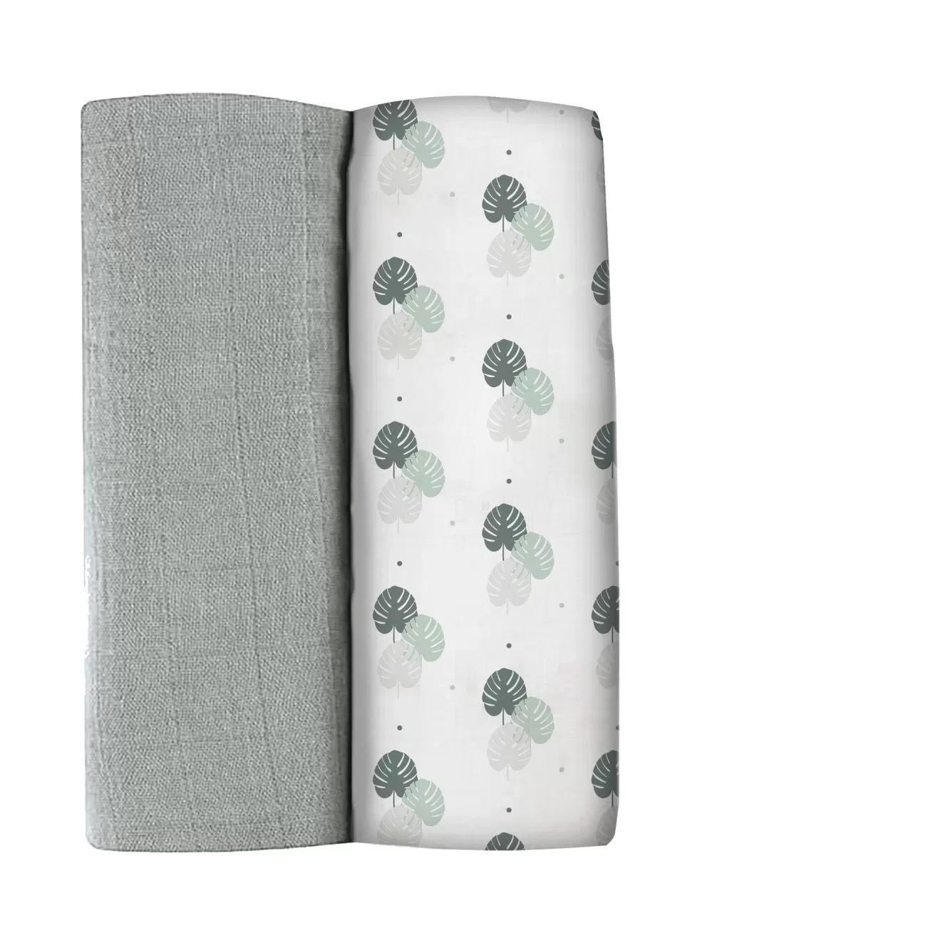 Set Van 2 Katoenen Tetra Doekjes Xxl Mirage Grey/Jungle | BÉABA Best Sale