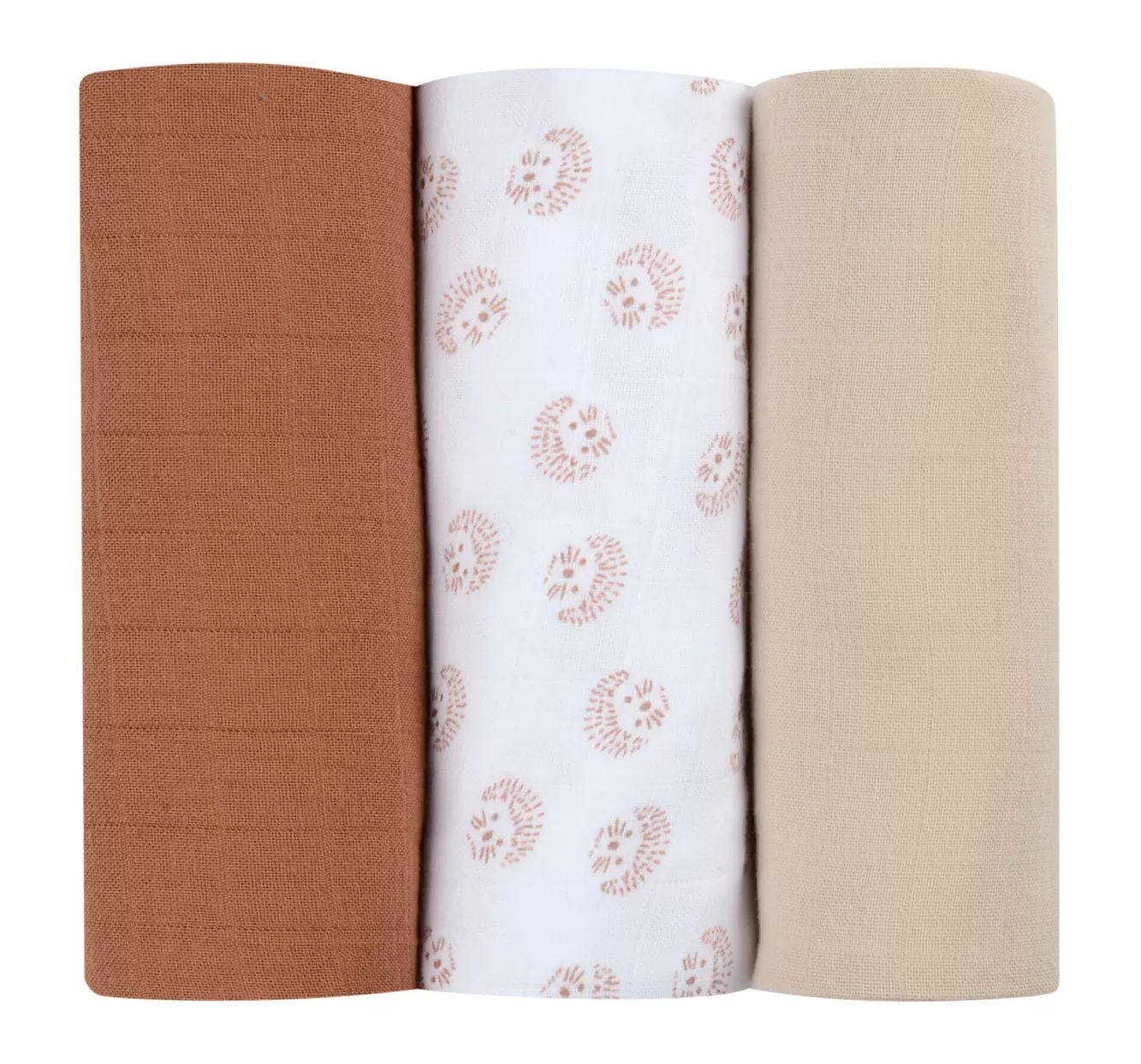Set Van 3 Katoenen Tetra Doekjes Hedgehog | BÉABA Clearance