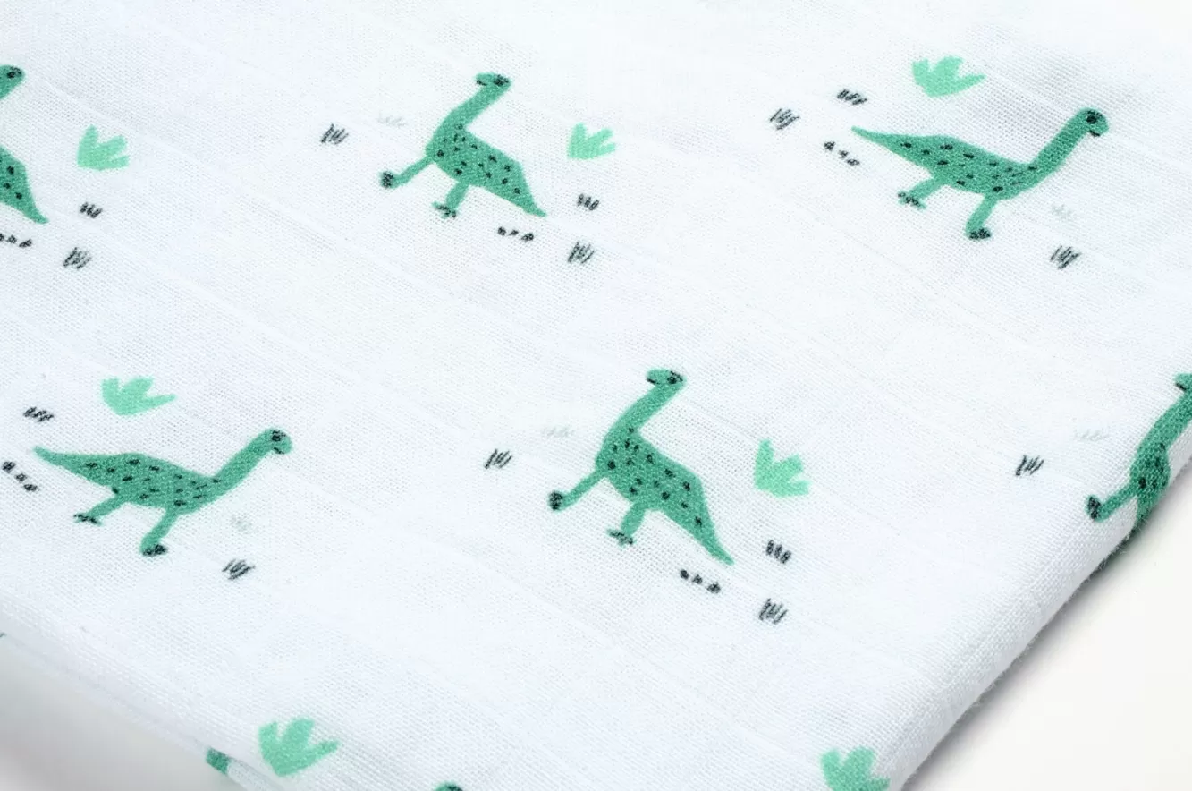 Set Van 3 Katoenen Tetra Doekjes Jurassic | BÉABA Outlet