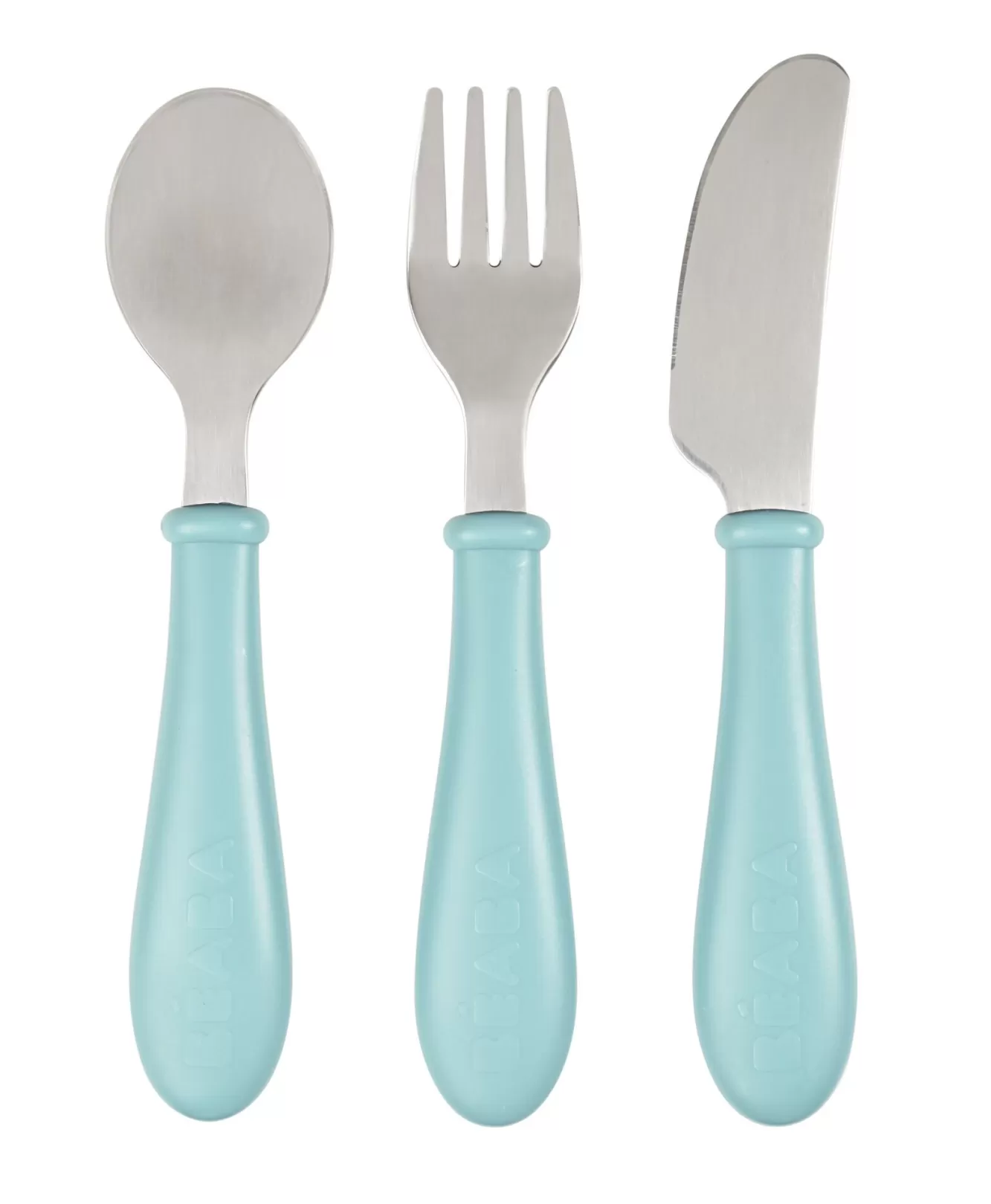 Set Van 3 Roestvrijstalen Bestekken Airy Green | BÉABA Discount