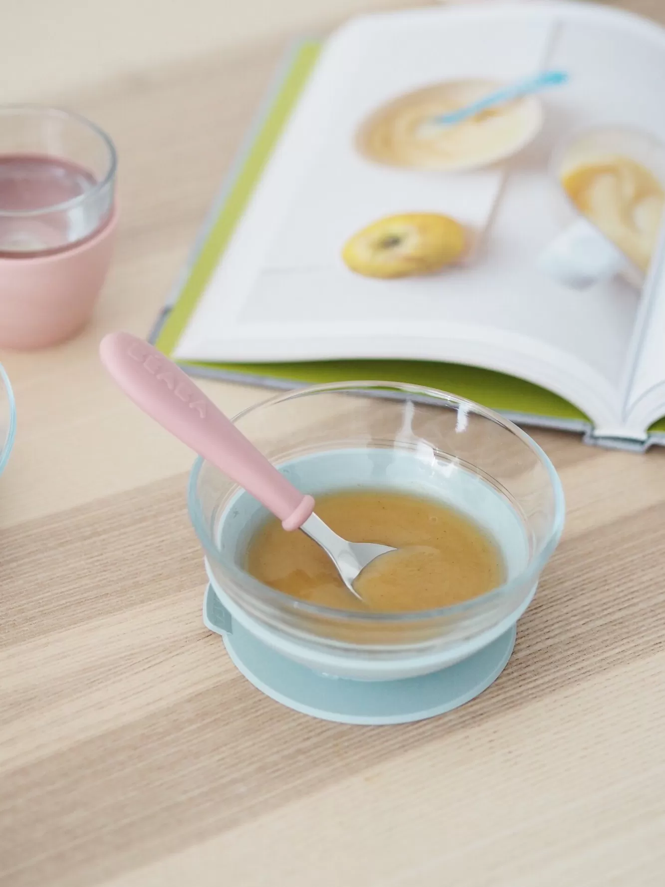 Set Van 3 Roestvrijstalen Bestekken Old Pink | BÉABA Hot
