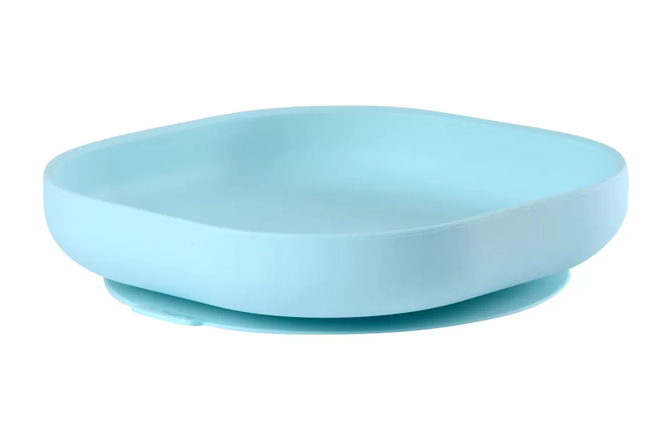 Siliconen Bord Met Zuignap Light Blue | BÉABA Best