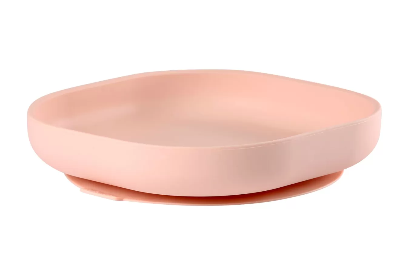 Siliconen Bord Met Zuignap Light Pink | BÉABA Fashion