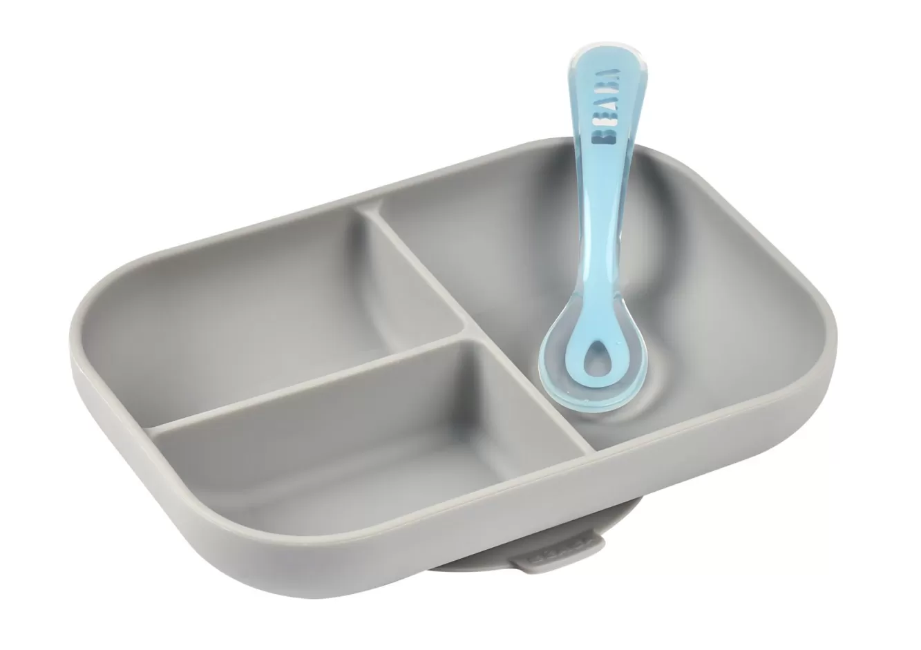 Siliconen Maaltijdset Met Zuignap Grey | BÉABA Clearance