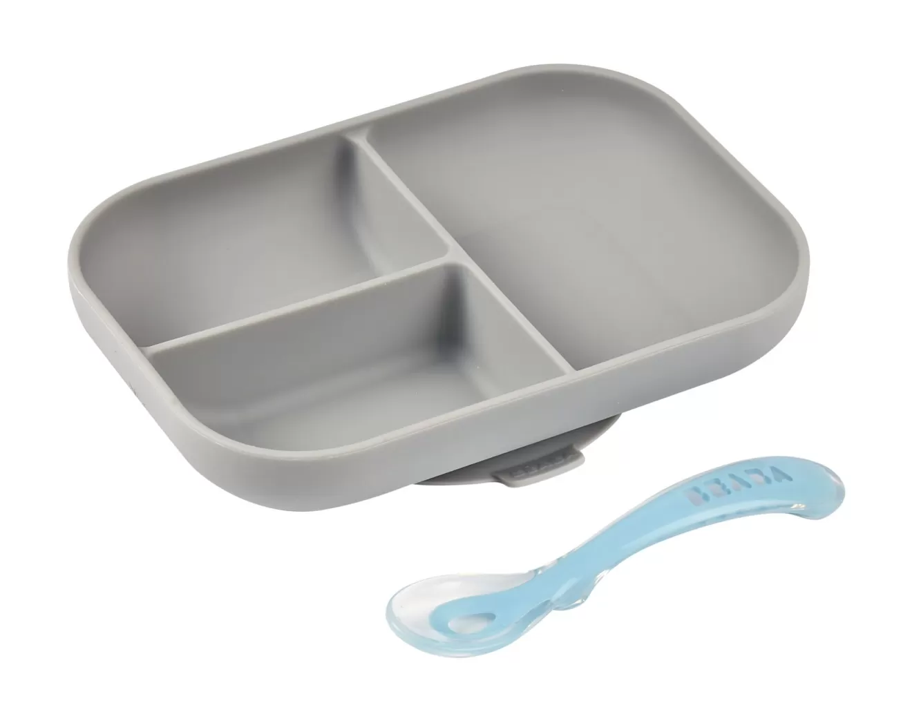 Siliconen Maaltijdset Met Zuignap Grey | BÉABA Clearance