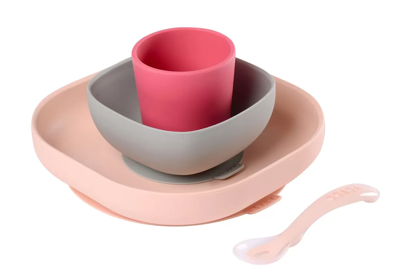 Siliconen Maaltijdset Pink | BÉABA Store