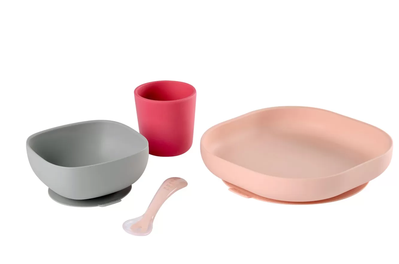 Siliconen Maaltijdset Pink | BÉABA Store