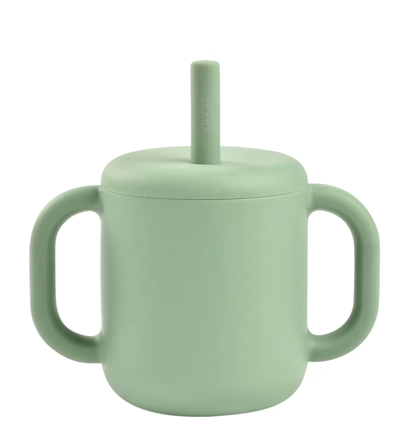 Siliconen Rietjesbeker Sage Green | BÉABA Outlet