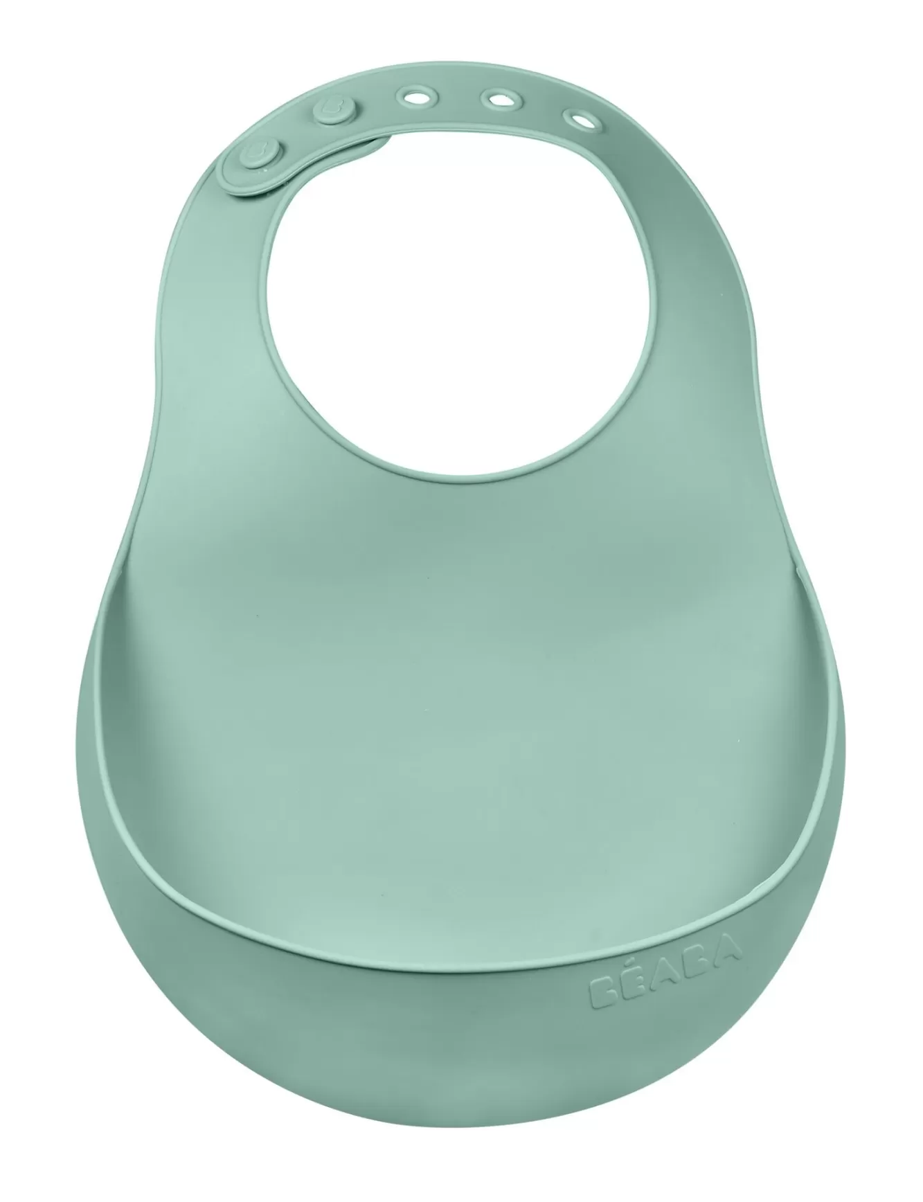 Siliconen Slabbetje Sage Green | BÉABA Shop