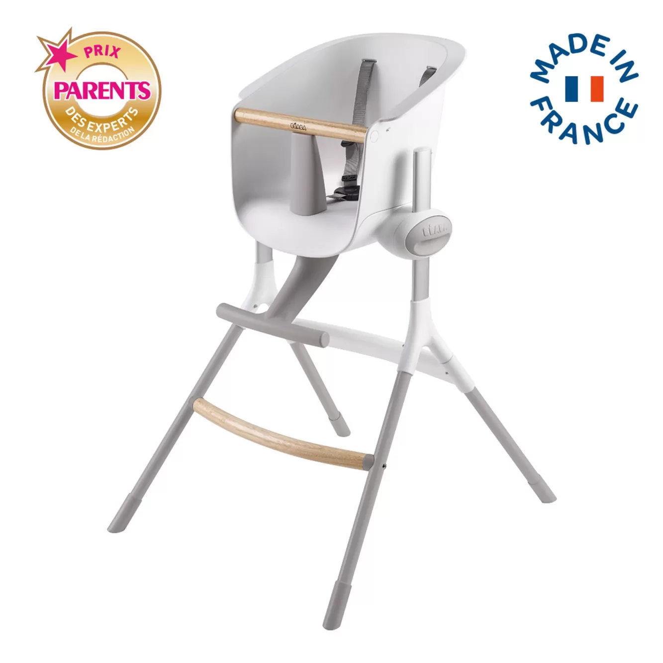 Up & Down Hoge Kinderstoel White/Grey | BÉABA Cheap