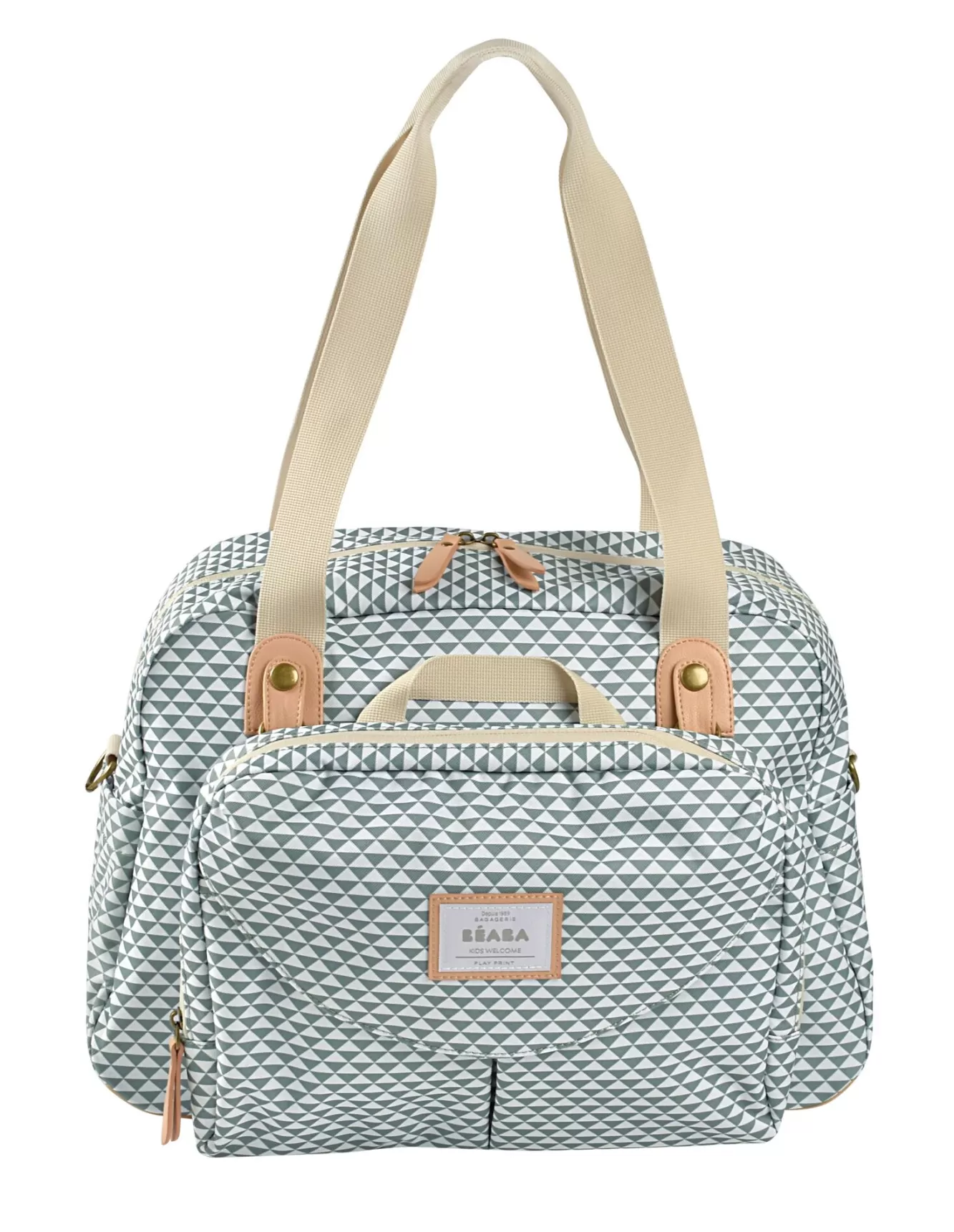 Verzogingstas Geneve Ii Play Print Sage Green | BÉABA Sale