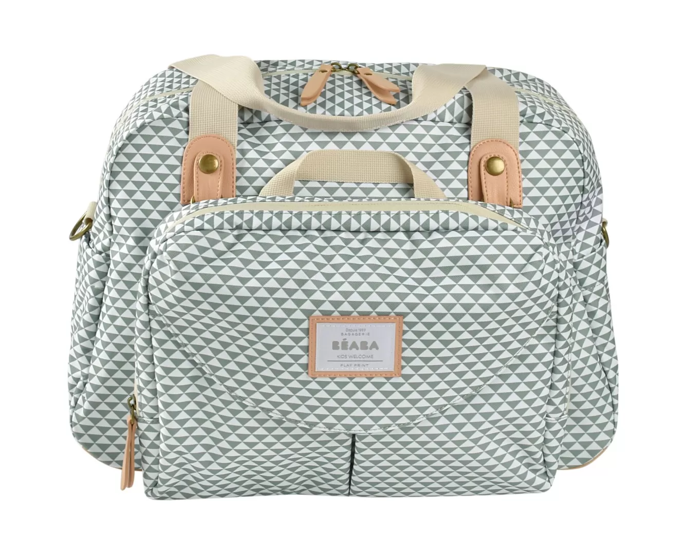Verzogingstas Geneve Ii Play Print Sage Green | BÉABA Sale