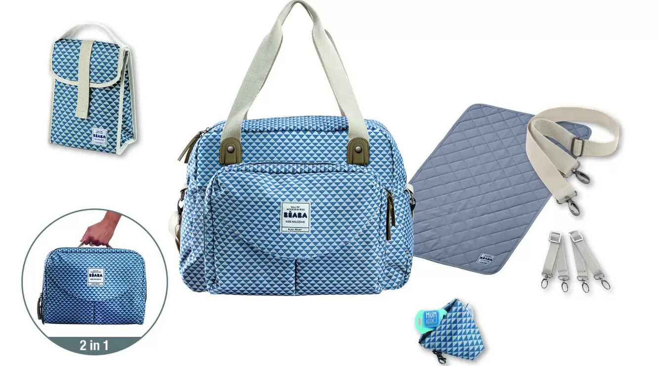 Verzogingstas Geneve Ii Playprint Blue | BÉABA Discount