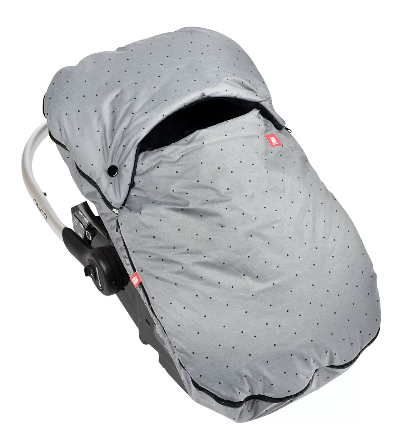 Voetenzak Autostoel Heather Grey Dots | BÉABA Sale